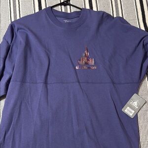 Disney Castle Graphic Purple Long Sleeve Spirit Jersey